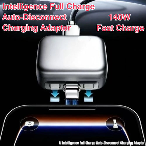 Intelligence Full Charge Auto-Disconnect Charging Adapter 140W Fast Charge Safety Separator Automatically for Type-C Charge