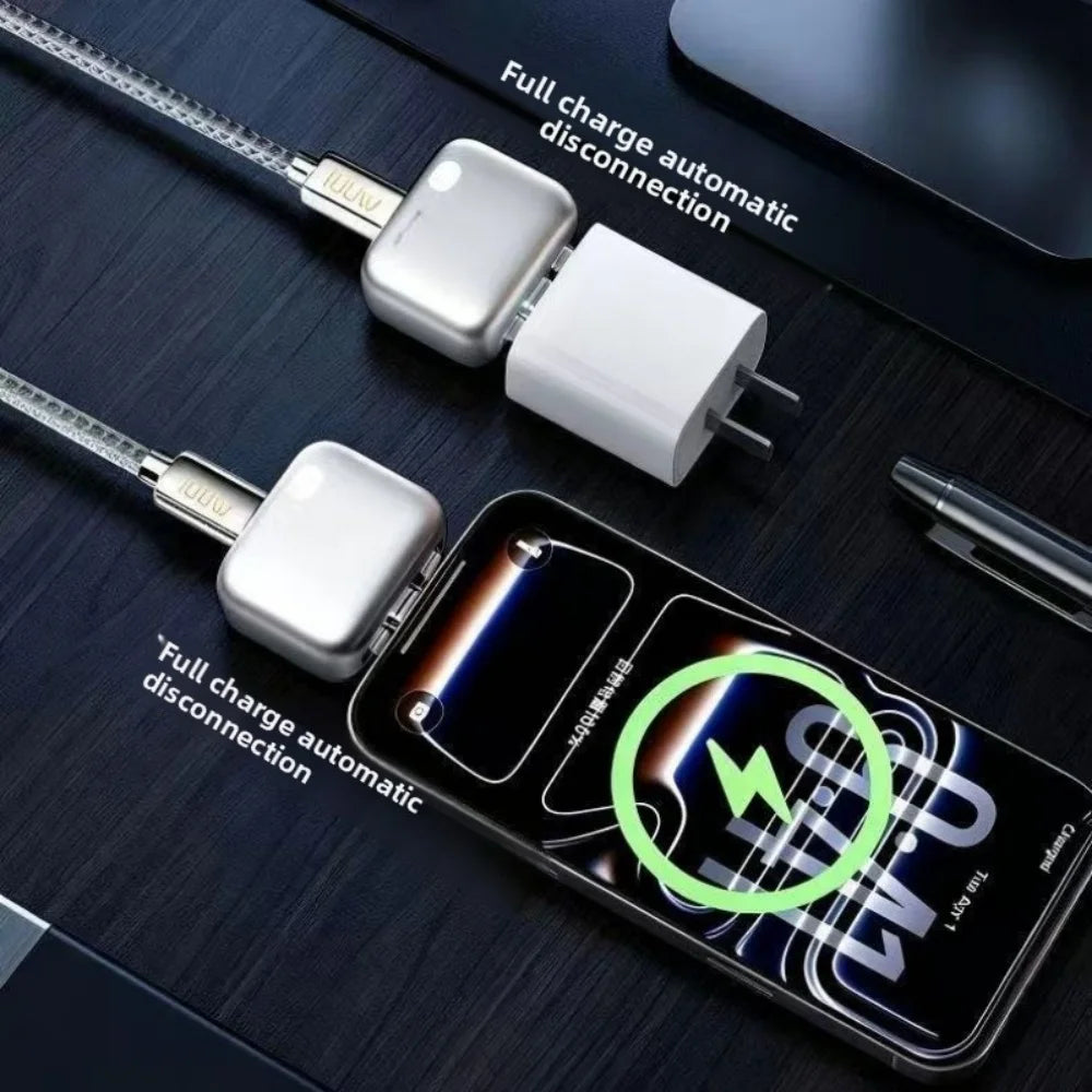 Intelligence Full Charge Auto-Disconnect Charging Adapter 140W Fast Charge Safety Separator Automatically for Type-C Charge